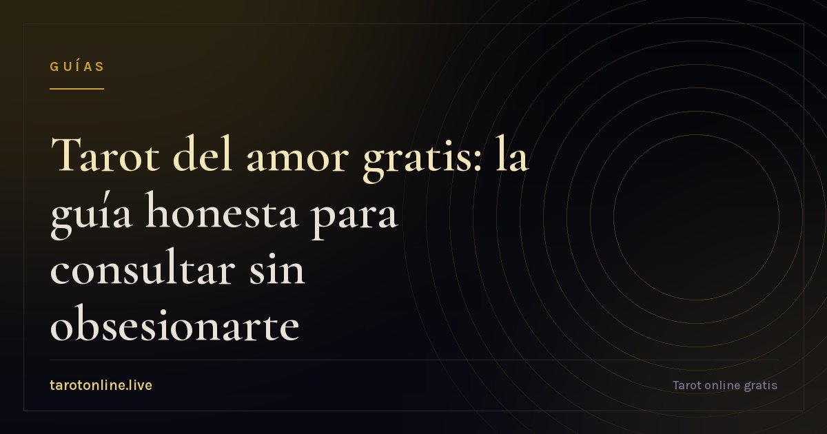 Cartas de tarot dispuestas sobre una mesa para una tirada sobre relaciones